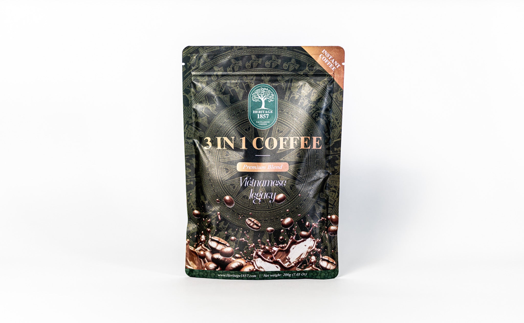 3 in 1 Instant Coffee – 200g Bag (Scoop & Measure) – Heritage 1857