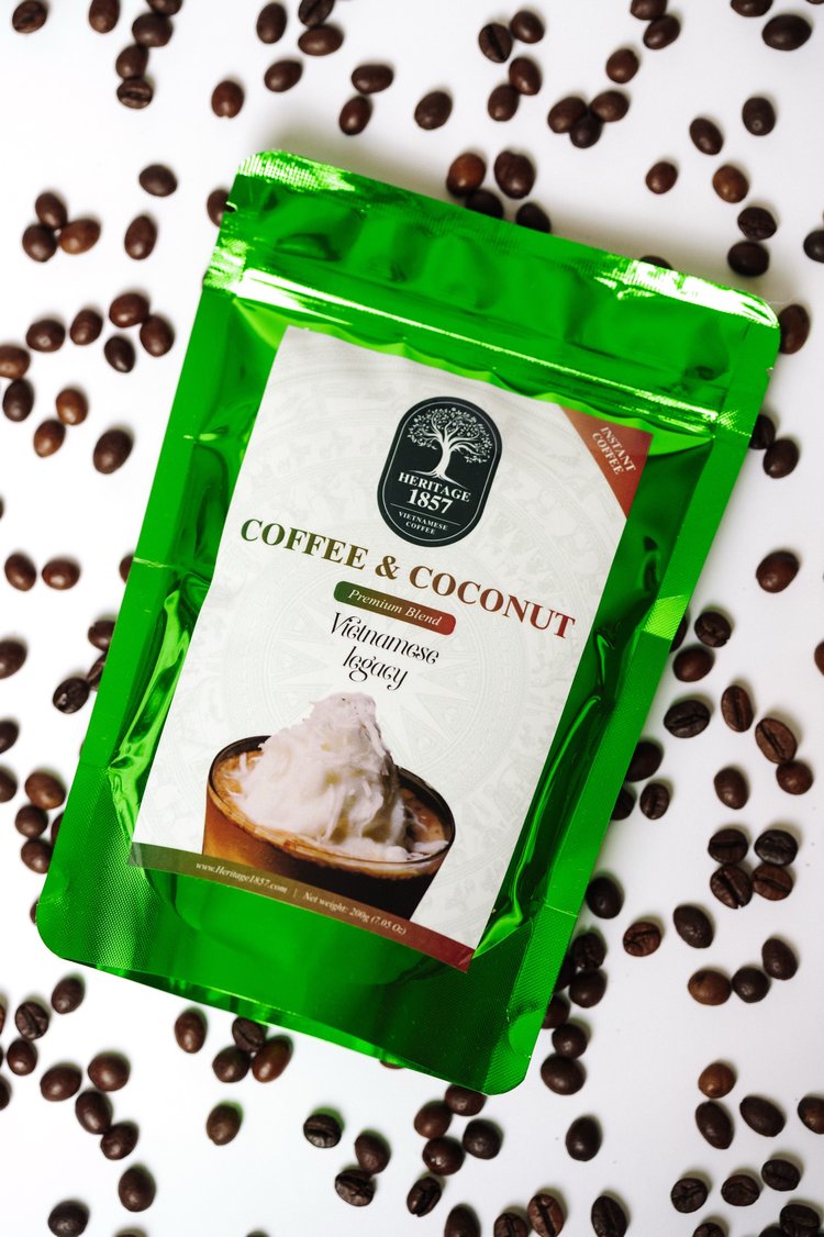 Coffee & Coconut Instant Coffee 200g Bag