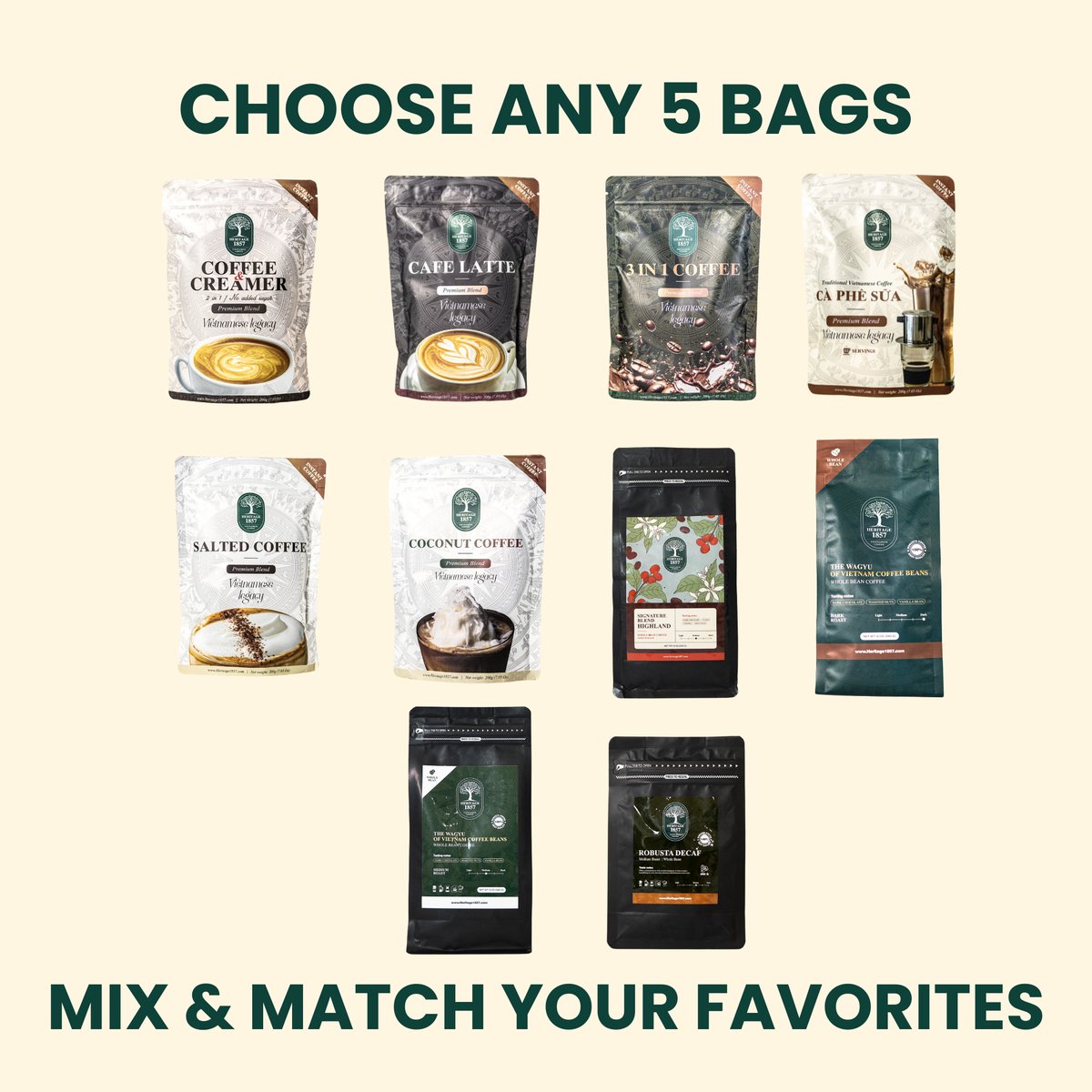 5 Bag Bundle