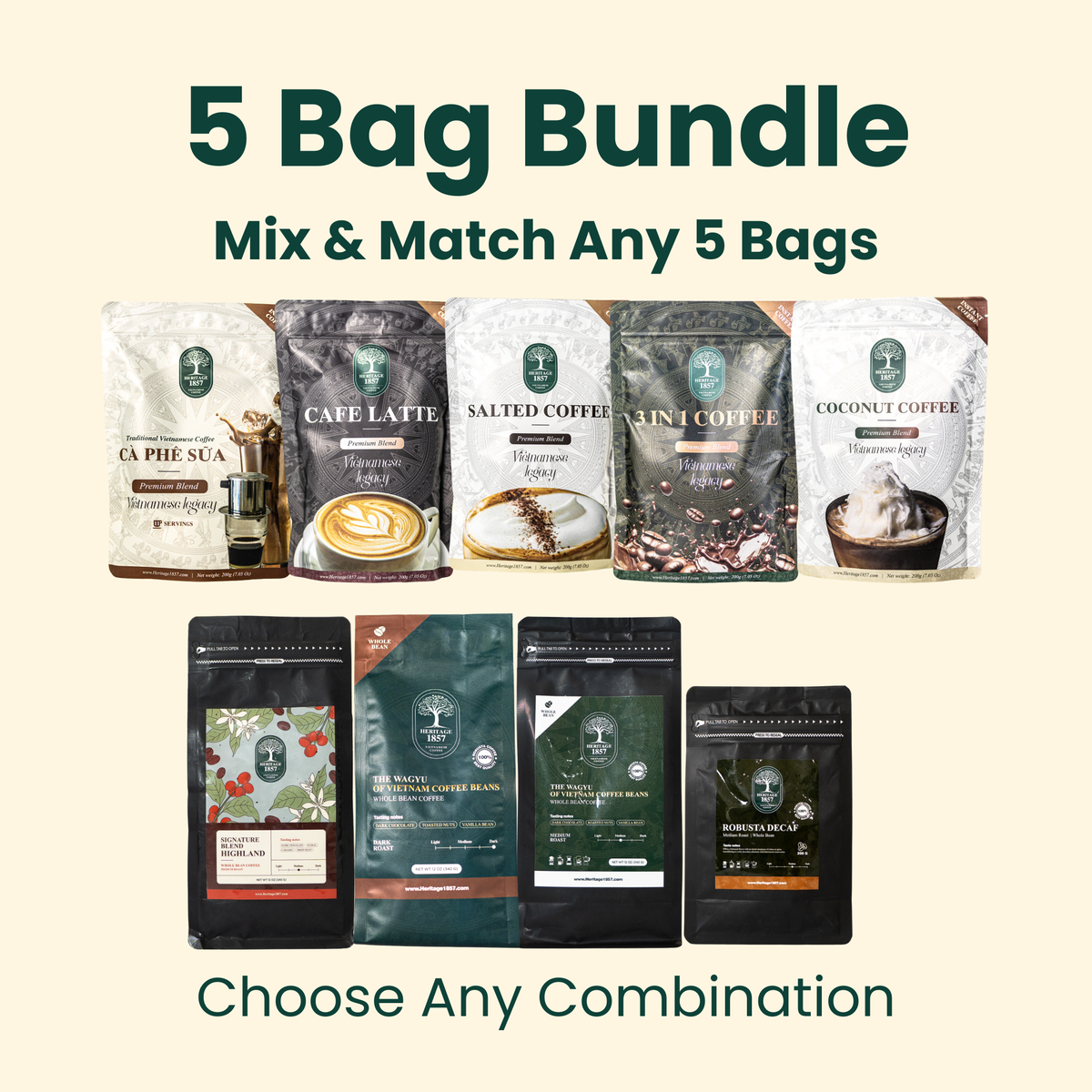 5 Bag Bundle