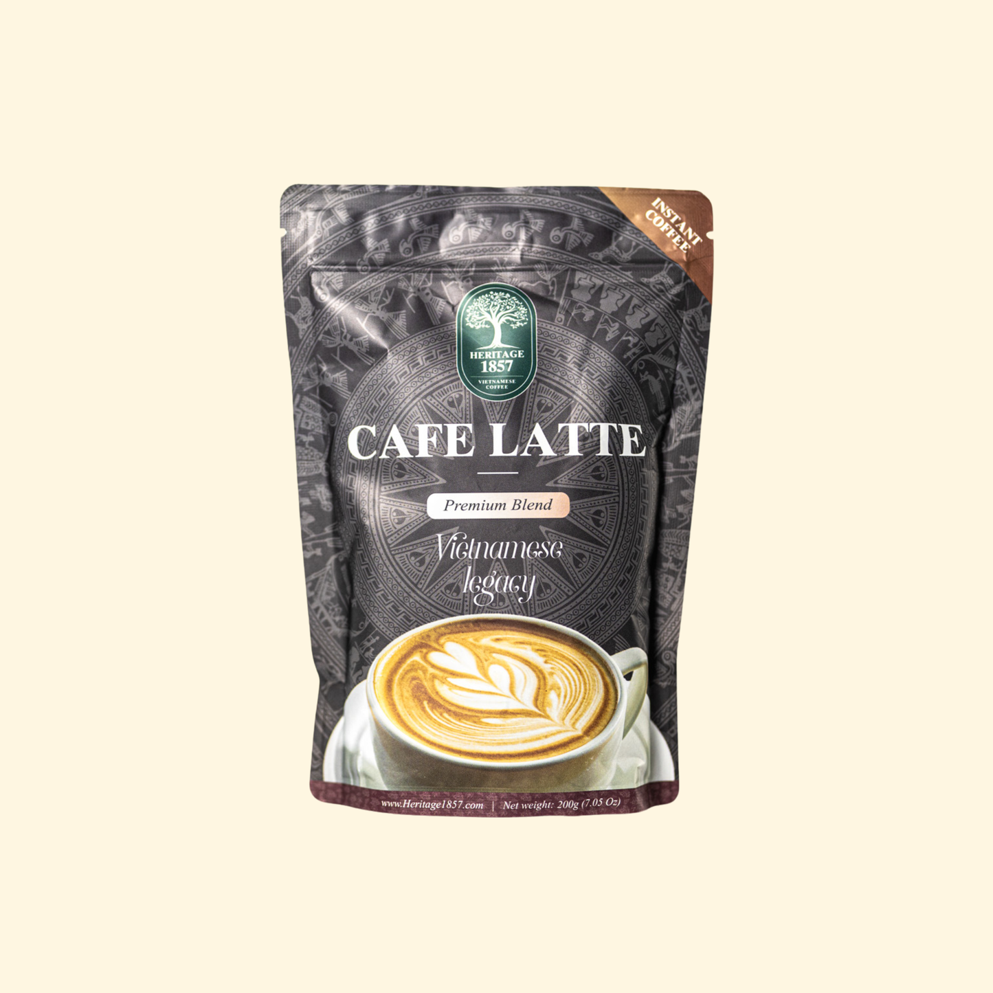 Cafe Latte Instant Coffee – 200g Bag (Scoop & Measure)